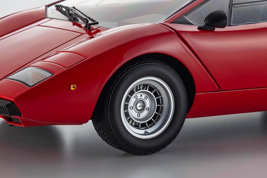Kyosho 1:18 Lamborghini Countach LP400 赤 Lamborghini Countach LP 400 Red Diecast Model Car | Kyosho